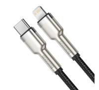 Кабель Baseus Cafule Metal Data Cable Type-C to Lightning PD 20W 1m Black (CATLJK-A01)