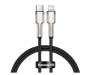 Кабель Baseus Cafule metal Type-C to Lightning PD 20W 2M Black (CATLJK-B01) 1