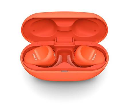 Наушники Sony WF-SP800N Orange