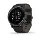 Смарт-часы Garmin Venu 2 Slate with Black Leather Band (010-02430-21)