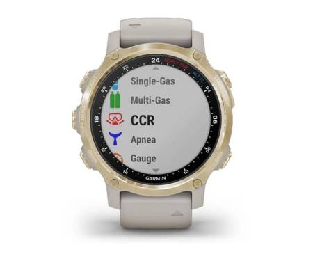 Спортивные часы Garmin Descent Mk2S Light Gold with Light Sand Silicone Band (010-02403-01)