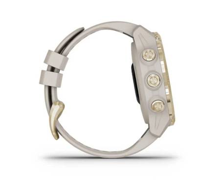 Спортивные часы Garmin Descent Mk2S Light Gold with Light Sand Silicone Band (010-02403-01)