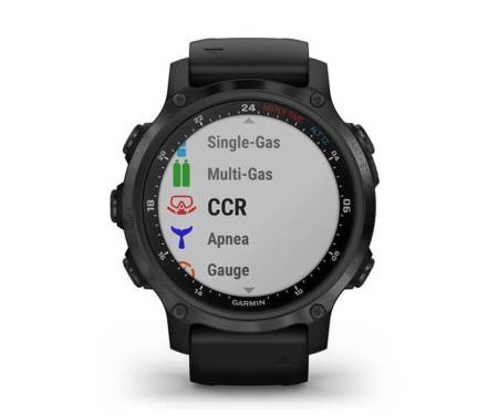 Спортивные часы Garmin Descent Mk2S Carbon Grey with Black Silicone Band (010-02403-04)
