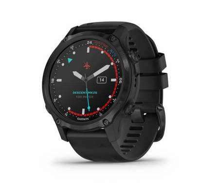 Спортивные часы Garmin Descent Mk2S Carbon Grey with Black Silicone Band (010-02403-04)