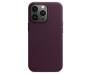 Чехол для Apple iPhone 13 Pro Max Leather Case with MagSafe - Dark Cherry Copy 1