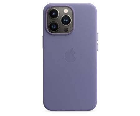 Чехол для Apple iPhone 13 Pro Max Leather Case with MagSafe - Wisteria Copy 1