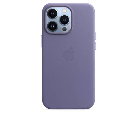 Чехол для Apple iPhone 13 Pro Leather Case with MagSafe - Wisteria Copy 4