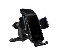 Автомобильный держатель Baseus Smart Solar Power Wireless Car Mount Electric Holder Black (SUZG000001)