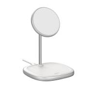 Беспроводное зарядное устройство Baseus Swan Magnetic Desktop Bracket White (WXSW-02)