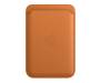 Чехол для пластиковых карт Apple iPhone Leather Wallet with MagSafe - Golden Brown (MM0Q3)