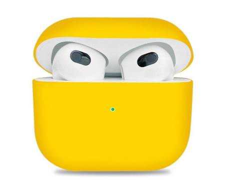 Чехол для Airpods 3 Ultrathin Silicone Case Yellow (ARM60299)