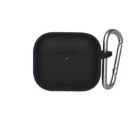 Чехол для Airpods 3 Liquid Silicone Case с карабином Blueo Black