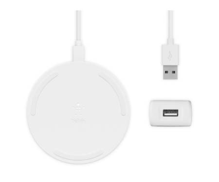 Беспроводное зарядное устройство Belkin Wireless Charging Pad 10W (WIA001btWH) White