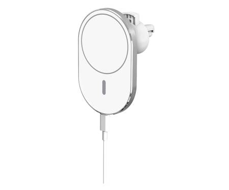 Автомобильное беспроводное зарядное устройство 15W magnetic fast wireless charger car holder for iPhone 12