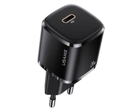 Сетевое зарядное устройство Usams US-CC140 T42 25W Super Si Black