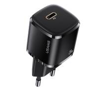 Мережевий зарядний пристрій Usams US-CC140 T42 25W Super Si Black