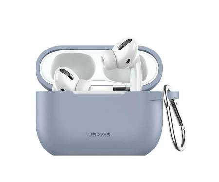 Чохол для Airpods Pro Usams US-BH568 Silicone Protective Cover Purple