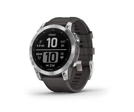 Смарт-часы Garmin Fenix 7 Silver with Graphite Band (010-02540-00/01)