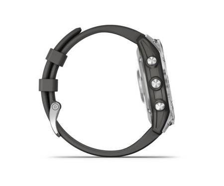 Смарт-часы Garmin Fenix 7 Silver with Graphite Band (010-02540-00/01)