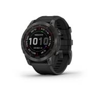 Смарт-часы Garmin Fenix 7 Sapphire Solar Carbon Gray DLC Titanium with Black Band (010-02540-20/21)
