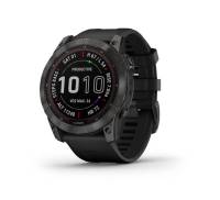 Смарт-часы Garmin Fenix 7X Sapphire Solar Carbon Gray DLC Titanium with Black Band (010-02541-10/11)