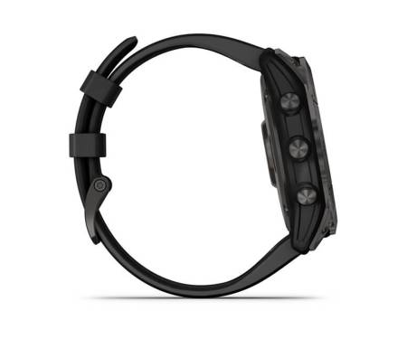 Смарт-часы Garmin Fenix 7X Sapphire Solar Carbon Gray DLC Titanium with Black Band (010-02541-10/11)