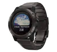 Смарт-часы Garmin Fenix 5X Plus Sapphire Carbon Gray DLC Titanium with DLC Titanium Band (010-01989-04/05)
