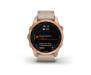 Смарт-часы Garmin Fenix 7S Sapphire Solar Rose Gold Titanium with Limestone Leather Band (010-02539-35)