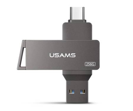 Флеш-накопитель Usams 2в1 Type-C/USB 3.0 256GB