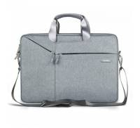 Сумка-карман для MacBook 17,3 WIWU City Commuter Bag Light Grey