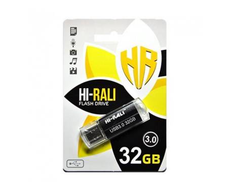 Флеш-накопитель Hi-Rali 32 GB Flash Drive Corsair series USB 3.0 Black (HI-32GB3CORBK)