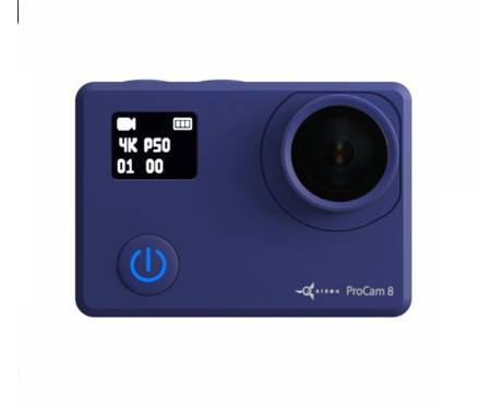Набор блогера 30 в 1: экшн-камера AIRON ProCam 8 Blue с аксессуарами (69477915500062)