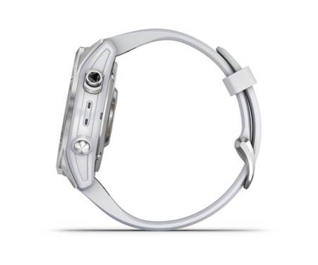 Смарт-часы Garmin Fenix 7S Stainless Steel with Whitestone Band (010-02539-03)