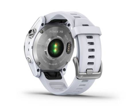 Смарт-часы Garmin Fenix 7S Stainless Steel with Whitestone Band (010-02539-03)