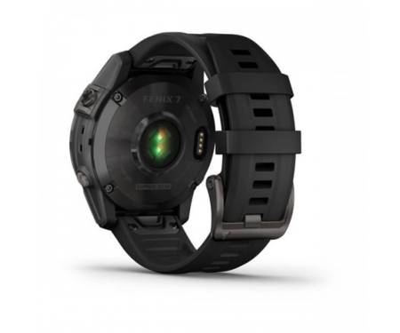 Смарт-часы Garmin Fenix 7 Sapphire Solar Black DLC Titanium with Black Band (010-02540-34/35)