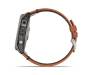 Смарт-часы Garmin Fenix 7X Sapphire Solar Titanium w. Chestnut Leather Band (010-02541-19)