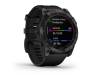 Смарт-часы Garmin Fenix 7X Sapphire S. Black DLC Titanium w. Black Band (010-02541-22/23)