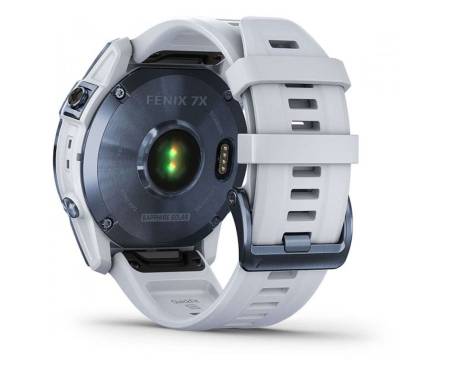 Смарт-часы Garmin Fenix 7X Sapphire Solar M. Blue DLC Titanium w. Whitestone Band (010-02541-14/15)