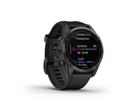 Смарт-часы Garmin Fenix 7S Solar Slate Gray with Black Band (010-02539-12/13)