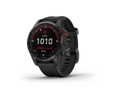 Смарт-часы Garmin Fenix 7S Solar Slate Gray with Black Band (010-02539-12/13)