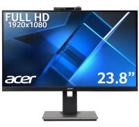 Acer Монітор 23.8" B247Y D-Sub,HDMI,DP,USB-HUB,cam, mic,MM,IPS