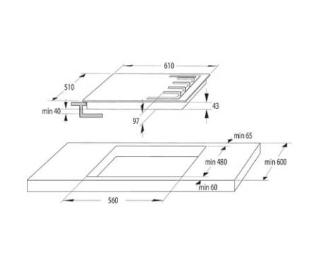Gorenje Варочная поверхность GTW641KB