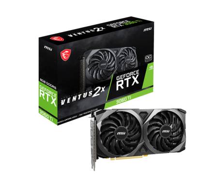 Відеокарта MSI GeForce RTX 3060 Ti VENTUS 2X 8G OCV1 LHR 1