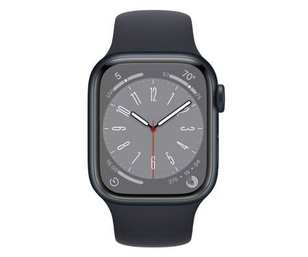 Apple Watch Series 8 GPS 45mm Midnight Aluminum Case w. Midnight Sport Band (MNP13) 2