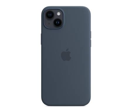 Чохол для Apple iPhone 14 Plus Silicone Case with MagSafe - Storm Blue (MPT53) 3
