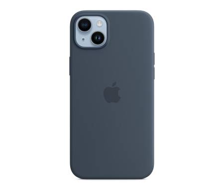 Чохол для Apple iPhone 14 Plus Silicone Case with MagSafe - Storm Blue (MPT53) 1