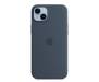 Чохол для Apple iPhone 14 Plus Silicone Case with MagSafe - Storm Blue (MPT53) 1
