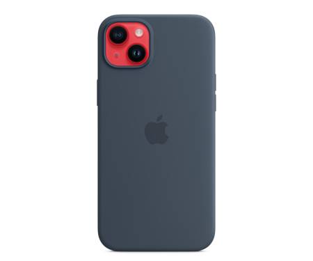 Чохол для Apple iPhone 14 Plus Silicone Case with MagSafe - Storm Blue (MPT53) 5