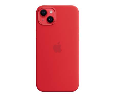 Чохол для Apple iPhone 14 Plus Silicone Case with MagSafe - (PRODUCT)RED (MPT63) 5