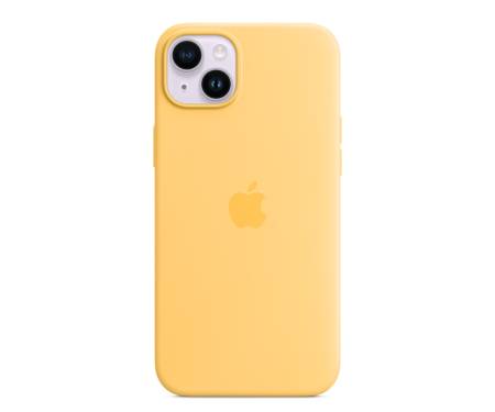 Чехол для Apple iPhone 14 Silicone Case with MagSafe - Sunglow (MPT23) 2